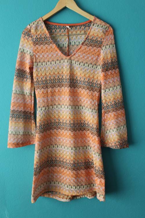 Boho MrP Mesh / Semi Sheer Dress (Medium)