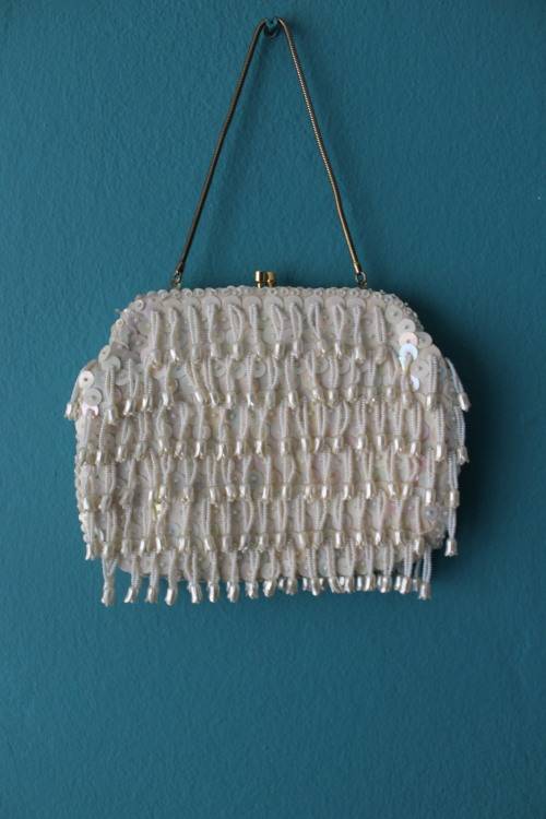 Stunning Vintage Beaded Handbag (16 x 21cm)