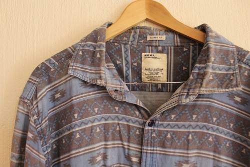 Vintage Style Boho Distressed Look Shirt (3XL)