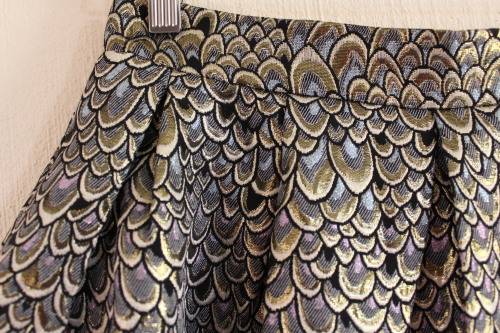 Gorgeous Peacock Feather Skirt (Waist measures 36cm - measured left to right)