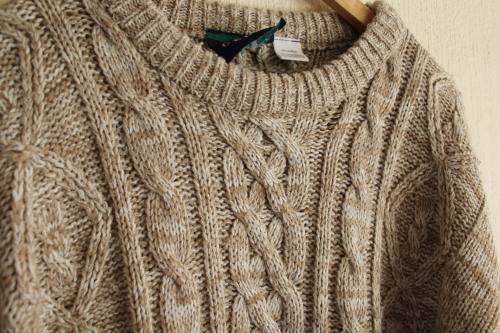 Beige Vintage Knit Jersey (Large / XL)