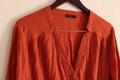 Burnt Orange Boho Dress by "Cotton On" (Large)