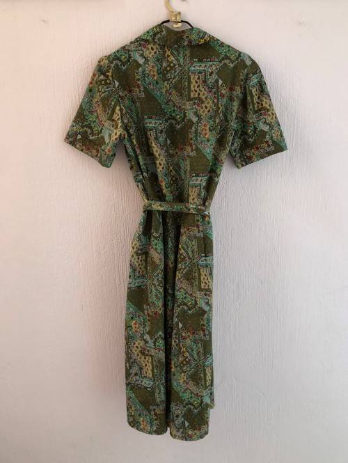 Olive Vintage Dress (XL)