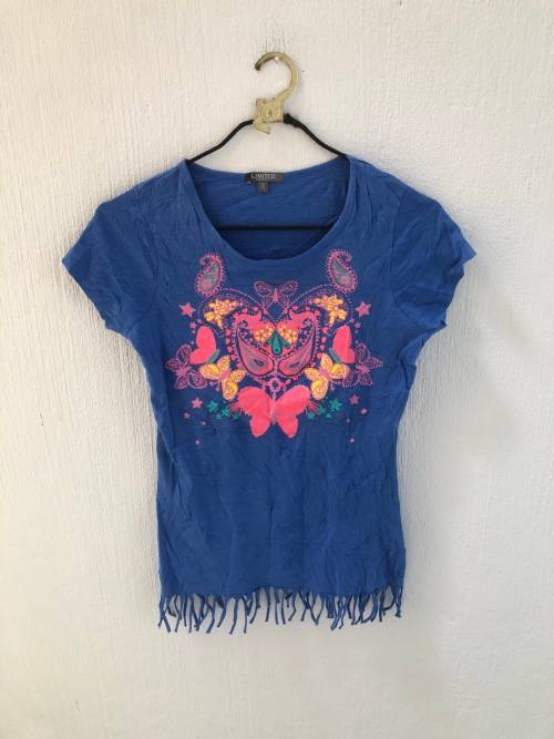Blue Top with Tassle Detail (Age 12 to 13 years)