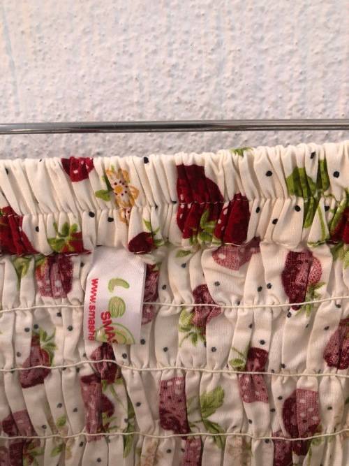 Strawberry Print Boob Tube Dress (XS / Small)