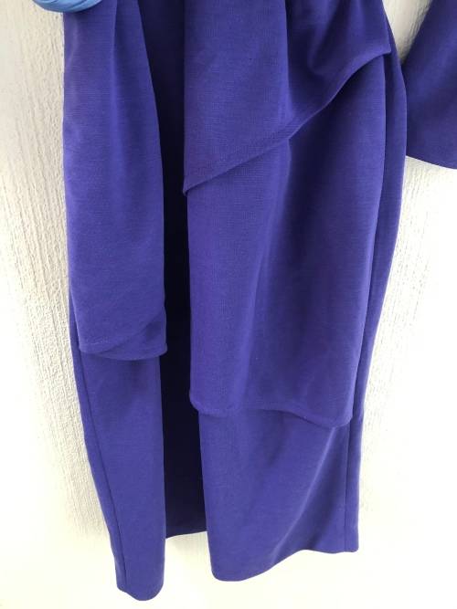 Purple Blue Vintage Dress (Size 36)