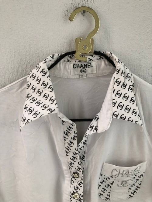 Bootleg White Golf Shirt (Large / XL)