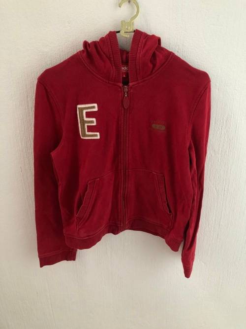 Red Zip Up Hoodie by Esprit (Large)