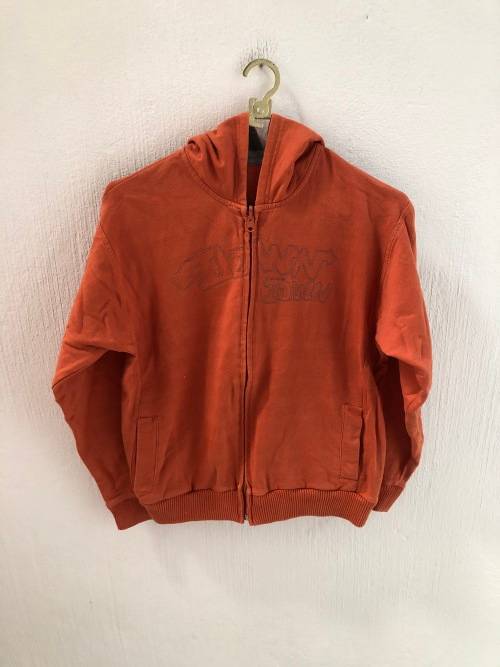 Orange Zip Up Hoodie (XL)