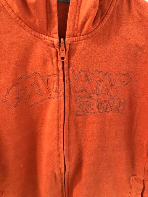 Orange Zip Up Hoodie (XL)