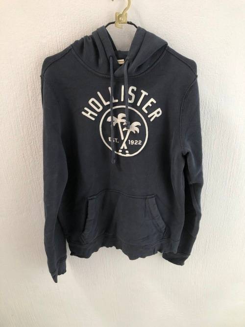 Navy Hollister Hoodie (Medium / Large)