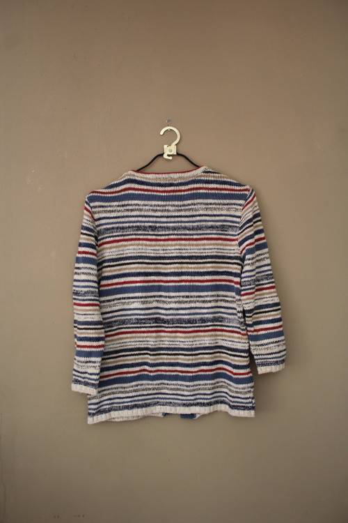 Vintage `Woolworths` Boho Knit Cardigan (Medium)