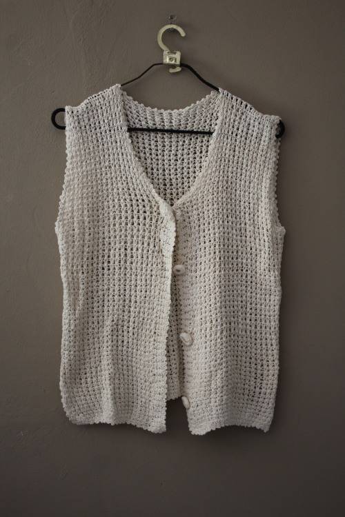 Vintage Crochet Top (Large / XL)