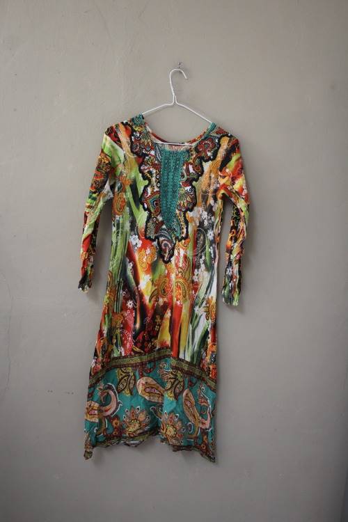 Boho Cotton Dress (Small)