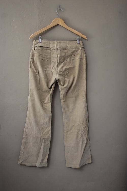 Vintage Beige Corduroy Pants (Size 36)
