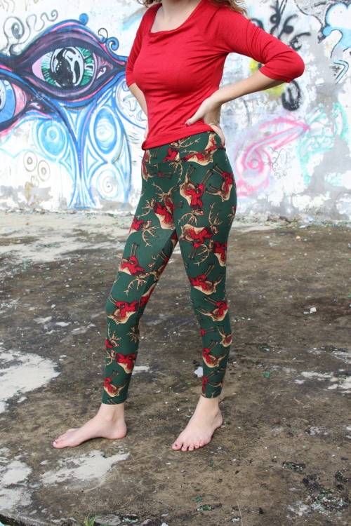 Vintage Christmas Tights (Small)