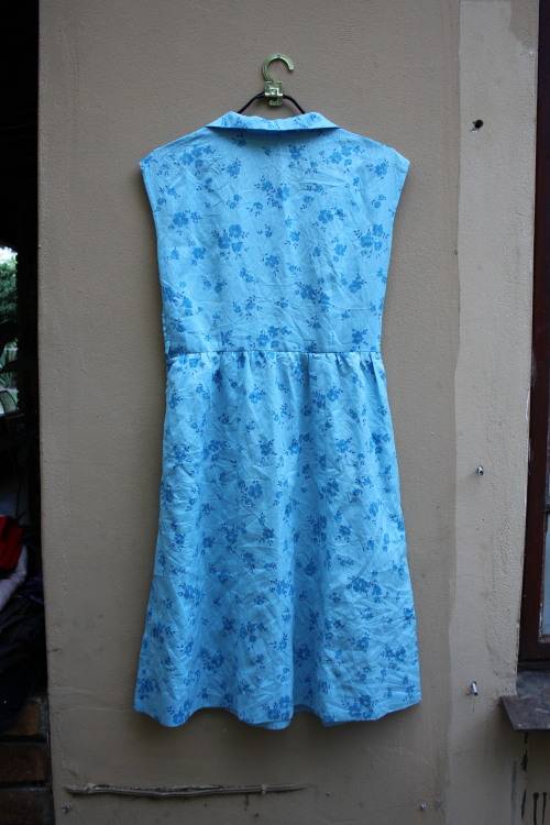 Vintage Blue 50`s Dress (Medium)