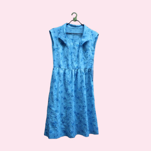 Vintage Blue 50`s Dress (Medium)