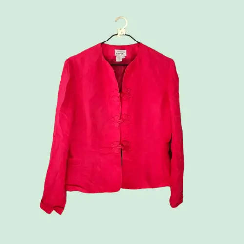 Vintage 100% Silk Top (Size 10)