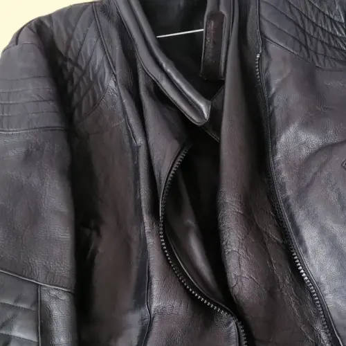 Mens vintage bikers leather jacket (Large / XL)