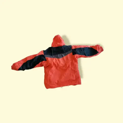 Rare Vintage Orange Columbia Windbreaker (men`s medium)