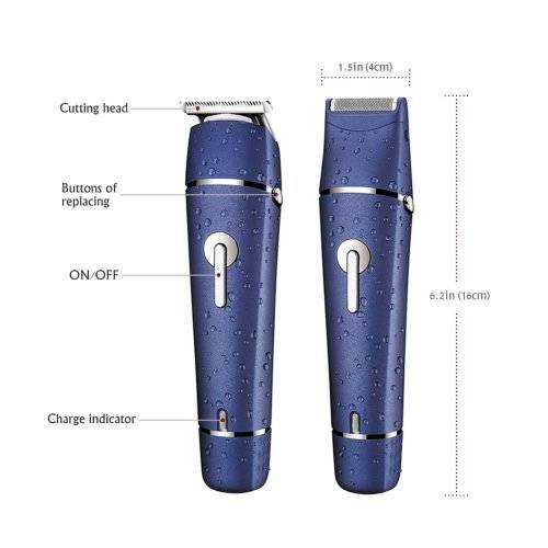 SURKER 2 in 1 Electric Hair Clipper Beard Shaver Trimmer Razor Multifunctional Rechargeable Tools