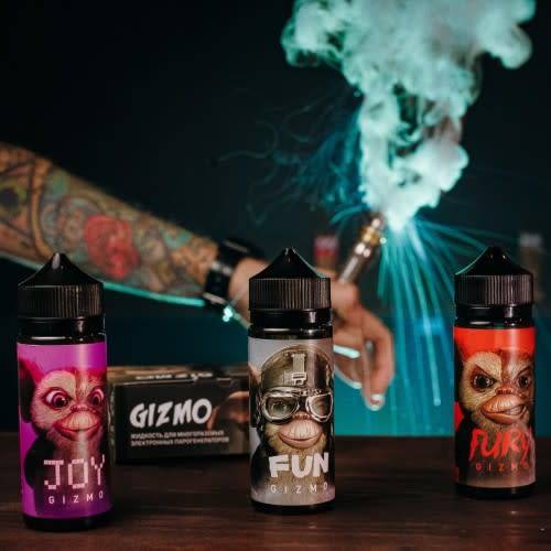 GIZMO E-LIQUID VAPE JUICE / 3 BOTTLES 120ML VALUE PACK DEAL