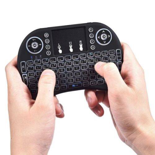 Mini Wireless Keyboard Mouse Combo Multicolor Backlight