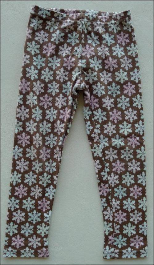 Gymboree Girl 5yrs Snowflake cotton leggings VERY GOOD used condition !