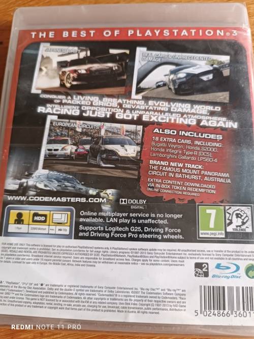 Ps3 Racedriver Grid Reloaded