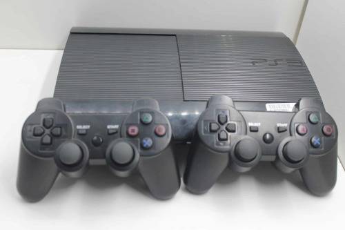 Sony Ps3 Superslim 500GB Console 2 x controllers