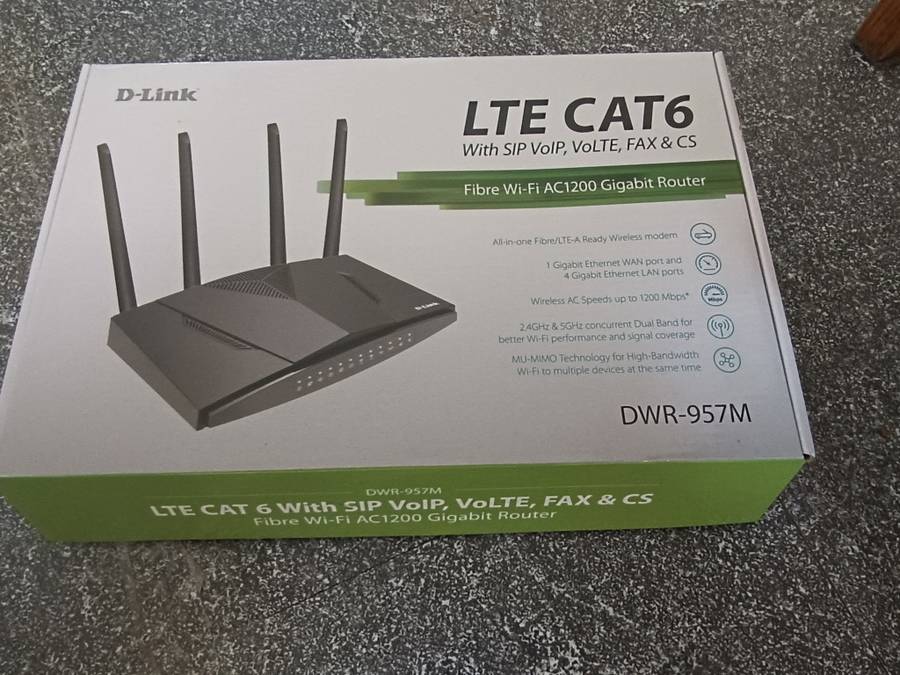 D-Link LTE CAT6 DWR-957M Telkom Router