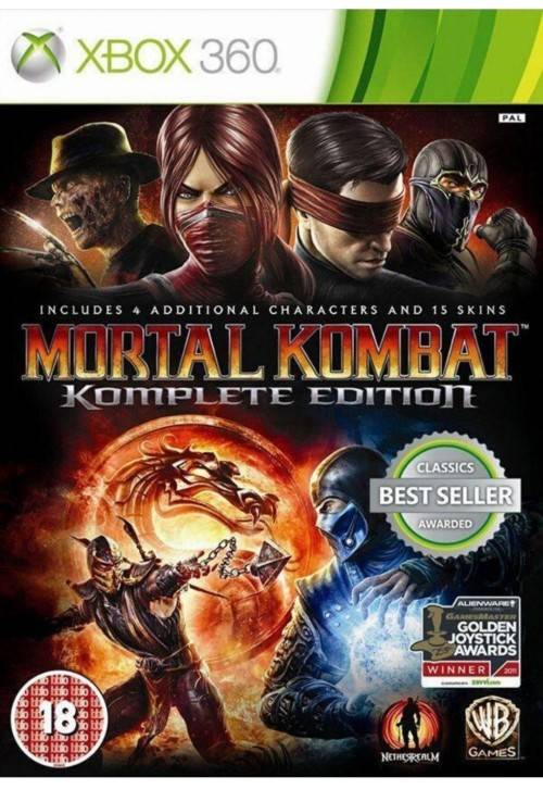 XBOX 360 MORTAL KOMBAT KOMPLETE EDITION