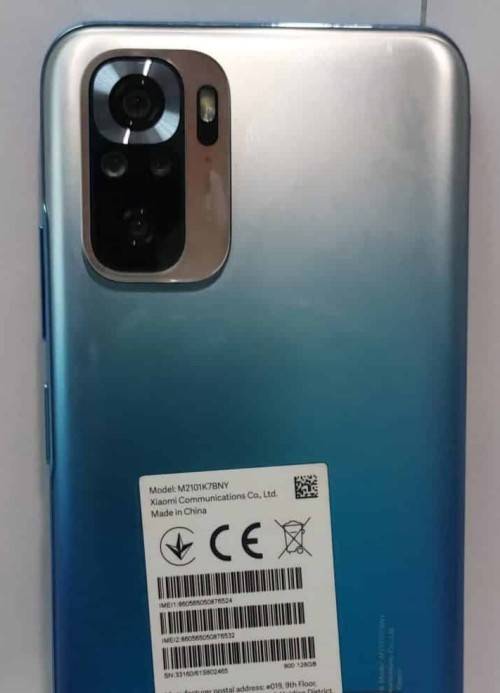 Xiaomi Redmi Note 10S 128GB 6GB Ram dual sim