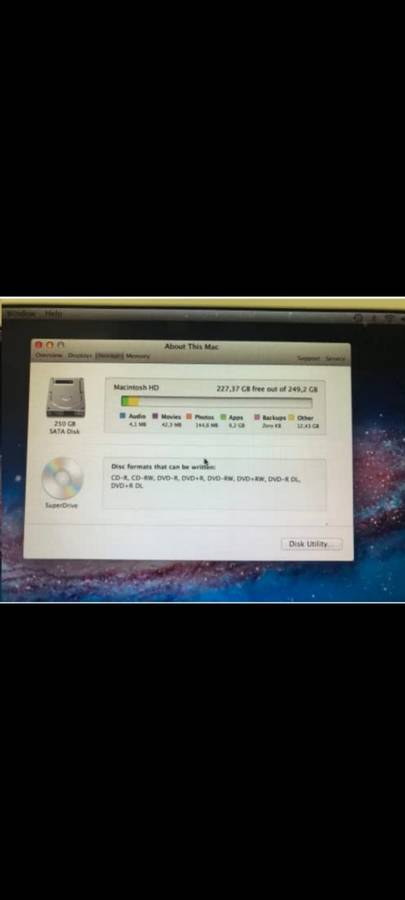 APPLE MACBOOK 13 INCH