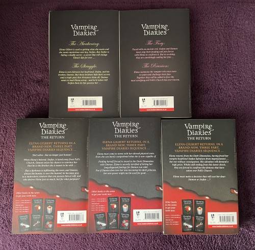 Vampire Diaries Books 1 - 7 by L.J. Smith (Paperback)