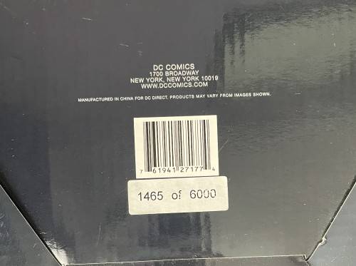 Christian Bale Batman Statue Dark Knight sculpted by Kolby Jukes DC Direct Limited Edition 1465/6000