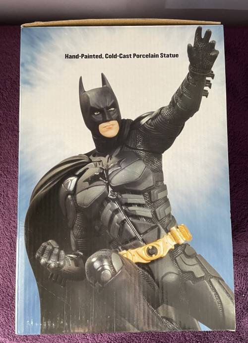 Christian Bale Batman Statue Dark Knight sculpted by Kolby Jukes DC Direct Limited Edition 1465/6000