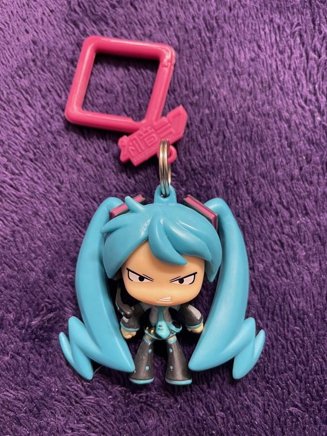 Hatsune Miku Hangers Keychain Figure - - Angry