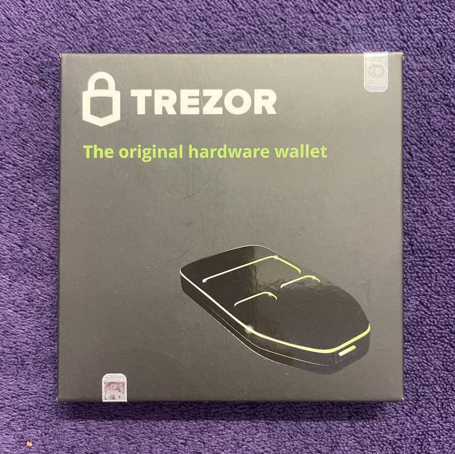 Trezor Cryptocurrency Hardware Wallet - Black