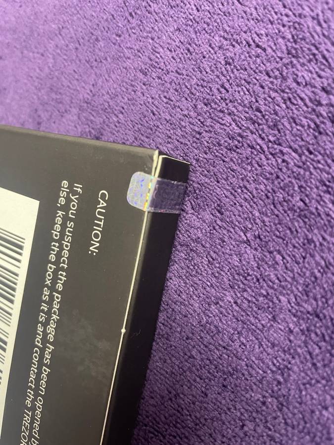 Trezor Cryptocurrency Hardware Wallet - Black