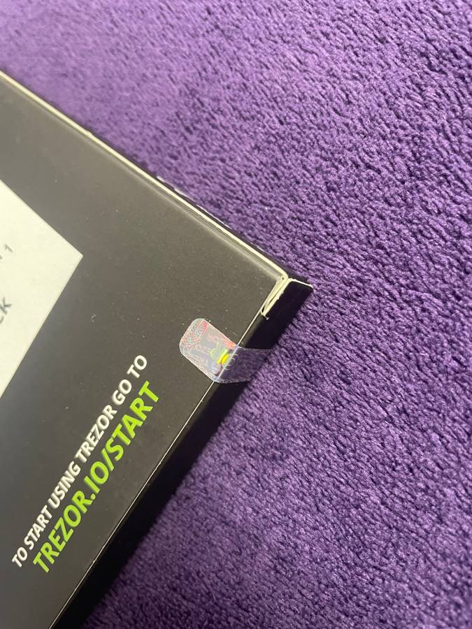 Trezor Cryptocurrency Hardware Wallet - Black