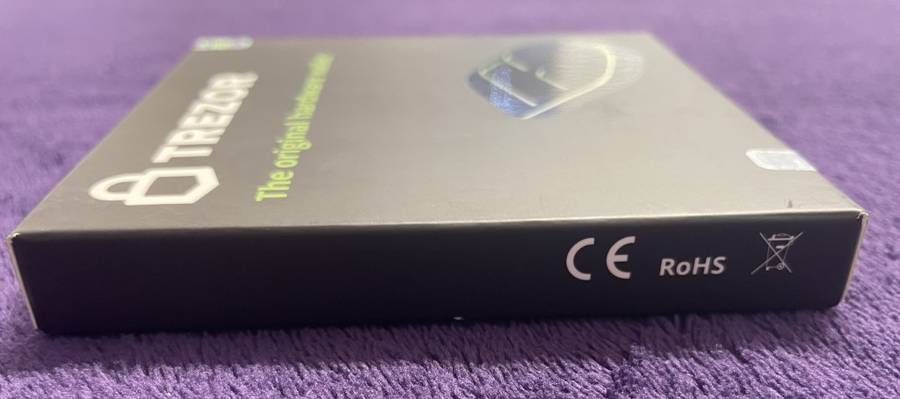 Trezor Cryptocurrency Hardware Wallet - Black