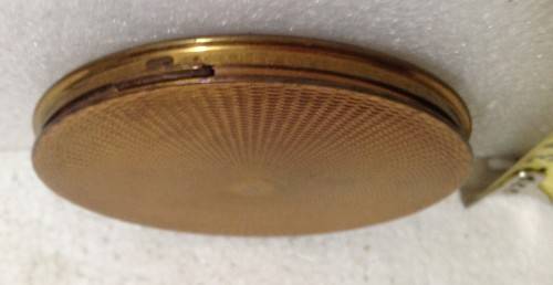 COMPACT Powder -  PYGMALION - decorative NEEDLE POINT TOP - England