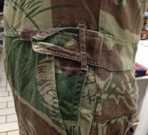 RHODESIA AIRFORCE FLIGHT SUIT COMPLETE*ZIPS+POCKETS tear pants legs bottom*