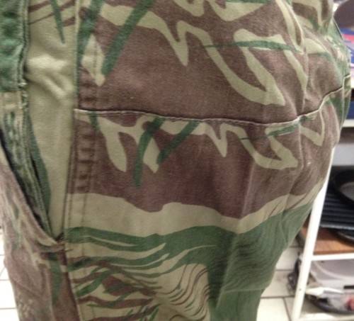 RHODESIA AIRFORCE FLIGHT SUIT COMPLETE*ZIPS+POCKETS tear pants legs bottom*