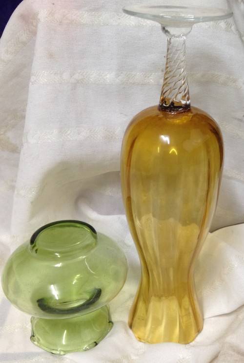 PRETTY   GLASS VASES!!GREAT COUNTRY HOME DECOR!!L@@K AT ALL MY BUY NOW LISTINGS