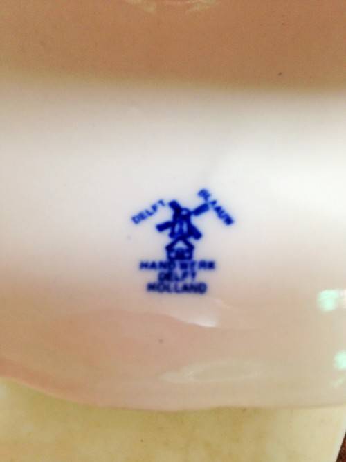 !!BELL-DELFT H.75MM-STAMP -BLAAUW -HAND WERK DELFT HOLLAND !!GREAT COUNTRY HOME DECOR!!!