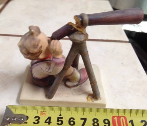 bid each one*1 BOY  HUMMEL+1 SYLVAC SCARDY CAT-BESWICK DOG REPAIRED DAMAGES TO CERAMIC* SO.So  Sweet