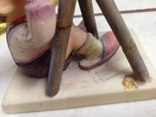 bid each one*1 BOY  HUMMEL+1 SYLVAC SCARDY CAT-BESWICK DOG REPAIRED DAMAGES TO CERAMIC* SO.So  Sweet